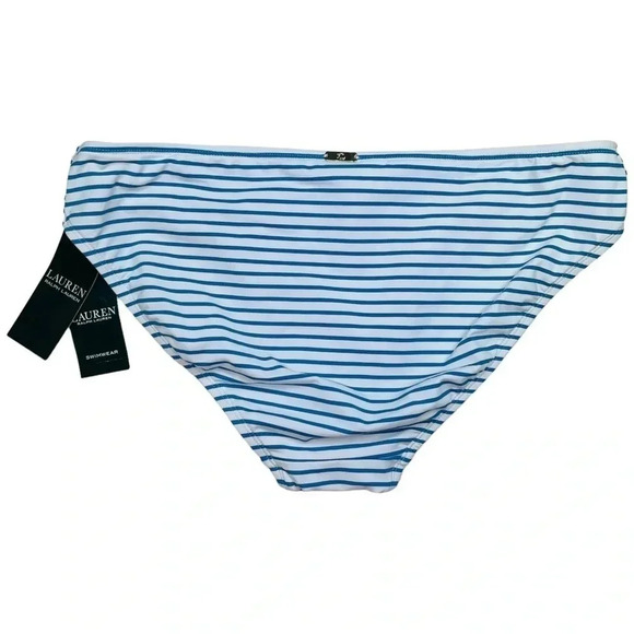 Lauren Ralph Lauren Striped Hipster Womens Bikini Swim Bottom Size 12 - Picture 10 of 10